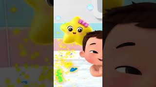 Baby Bathtime 🌙 Lullaby  LittleBabyBum shorts  Nursery Rhymes for Babies [upl. by Hsatan]