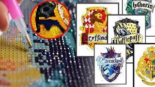 Harry Potter House Crests Diamond Painting [upl. by Leunamne684]