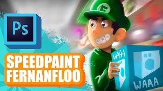 SPEEDPAINT FERNANFLOO  PROCESO DE DIBUJO  MR PHILLIP [upl. by Alves873]