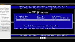 623  Prepare Disks for Install SETTING UP RAID ARRAYS [upl. by Ggerc824]