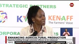 Capacity building for farmers through extension officers to be enhanced [upl. by Nelda509]