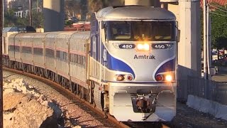 AMTRAK TRAINS Orange County CA [upl. by Derna]