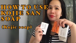 HOW TO USE KOJIE SAN SOAPKojic Soap  REVIEW  SKIN LIGHTENING SOAPJERLIE  OFW CHANNEL [upl. by Anawal]