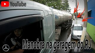 MANOBRA COM A CARRETA VANDERLEIA PARA ENTRAR NA GARAGEM [upl. by Nylicaj]