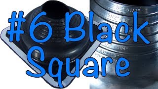 6 Black Dektite Square EPDM Pipe Flashing [upl. by Lamrouex]