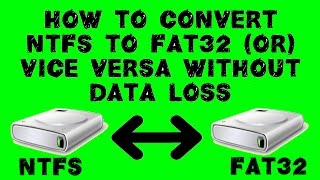 How to convert NTFS to FAT32 or FAT32 to NTFS without data loss uisng AOMEI partition Assistant [upl. by Yrad563]