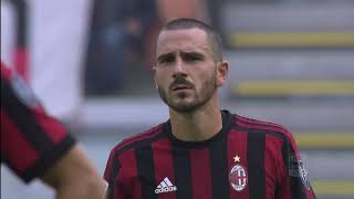 L espulsione di Bonucci  Giornata 9  Serie A TIM 201718 [upl. by Chalmers]