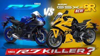 NEW 2024 Suzuki GSX8R vs Yamaha R7 ┃ Meet the Yamaha R7s Biggest Nightmare [upl. by Cori]