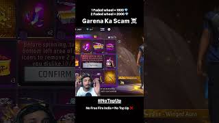 Free fire garena ka scam ll bhai yah Banda bahut hi achcha bol raha hai yaar top up mat karo shorts [upl. by Yesima578]