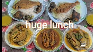 sasuri bou with huge non veg thali [upl. by Bashee]