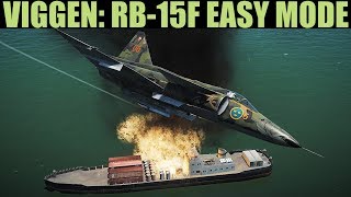 AJS37 Viggen RB15F EasyQuick Release Mode Tutorial  DCS WORLD [upl. by Yessej]