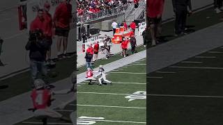 Julian Sayin pass to Jeremiah Smith Ohio State Spring Game 2024 [upl. by Eelanna929]