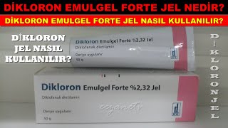 Dikloron Emulgel Forte Jel Nedir Dikloron Emulgel Jelin Yan Etkisi NedirDikloron Nasıl Kullanılır [upl. by Llerroj]