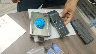 how to open lock remotely for fingerprint motorised lock using smart life Mobile App [upl. by Early]