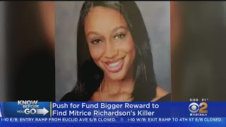 Supervisors Consider Bigger Reward To Find Mitrice Richardsons Killer [upl. by Nrol]