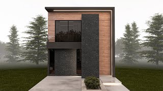 House Design 6x20 Meters  Casa de 6x20 metros [upl. by Brittan]