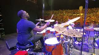 WAM  Drummers Perspective  Zachs Violin Solo  Pescara Italy July 27 2023 [upl. by Anayrb]