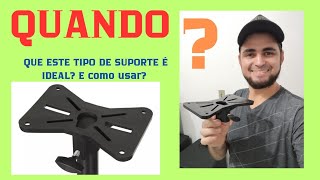 Suporte Adaptador para tripés em caixas de som [upl. by Nared]