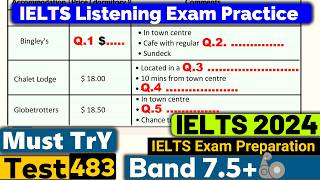 IELTS Listening Practice Test 2024 with Answers Real Exam  483 [upl. by Talanian488]