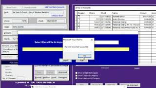 Cheque Printing from Excel xls Sheet [upl. by Denzil]