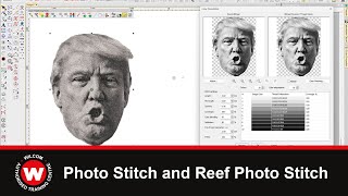 Wilcom Elements 1 and 2 Photo Stitch and Reef Photo Stitch [upl. by Harhay]