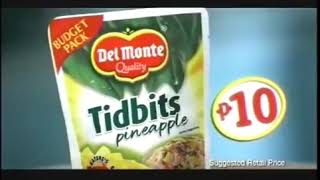 Del Monte Tidbits Pineapple Budget Pack Philippines TVC 15s 2010 Version 2 [upl. by Yema]