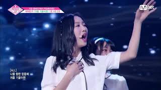 PRODUCE48 Yabuki Nako amp Wang Ke X Yuju GFriend High Notes Compilation Love Whisper GFriend [upl. by Aihsened]