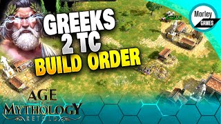 Best Greek Build Order for FAST Expansion in Age of Mythology Retold [upl. by Wallinga811]