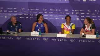 NAFI THIAM AFTER WINNING THIRD STRAIGHT HEPTATHLON TITLE JOHNSONTHOMPSON SILVER  PRESS CONFERENCE [upl. by Nylazor]