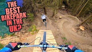 NEW MTB TRAILS AND HUGE JUMPS  THE BEST BIKE PARK IN THE UK [upl. by Tihw361]