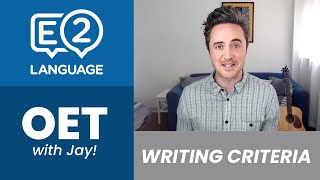 OET Writing Criteria BREAKDOWN with Jay [upl. by O'Rourke129]