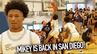 Mikey Williams HEATED GAME In San Diego GOES CRAZY After ANKLE BREAKER amp POSTER DUNKS [upl. by Idnerb]