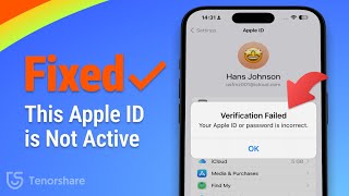 FIXED How to Fix This Apple ID is Not Active Error on iPhone  Apple ID is Not Active Fixed 2024 [upl. by Catha]