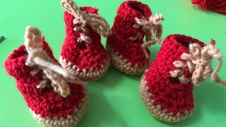 How to crochet small dog shoes Lesson 121 Right and Left handed Free pattern Reno’s crochet [upl. by Introk]