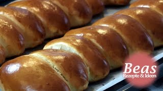 EINBACK Rezept  Milchbrötchen selber backen mit Hefefeinteig  Frühstück [upl. by Ahsitra52]