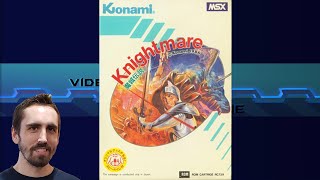 Knightmare 1986  Konamis MSX Classic  Video Games Over Time [upl. by Ahsikel]