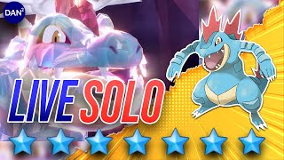 Feraligatr 7 Star Tera Raid LIVE SOLO BUILDS • Pokémon Scarlet and Violet [upl. by Sirraj]