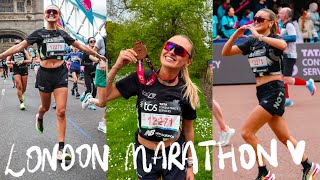 LONDON MARATHON 2024 VLOG  3hrs 39mins ad [upl. by Pauwles]