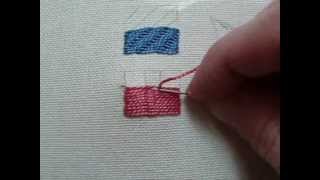 Roumanian Couching Tutorial [upl. by Marna792]