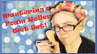 How to Roller Set Natural Hair using Magnetic Rollers  Smooth Roots [upl. by Hadleigh271]