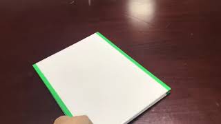 A4 Folding Tabletop Magnetic Whiteboard [upl. by Ahel771]