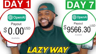 3 Lazy Ways To Make Money Online With AI 150Day For Beginners [upl. by Netsrek]