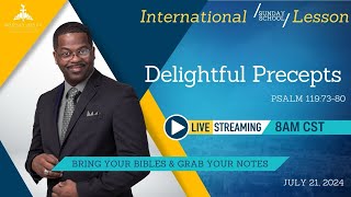 Join Dr Rodney Jones LIVE Sunday School International Delightful Precepts Psalm 1197380 [upl. by Enitsrik]