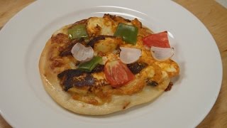 Paneer Tikka Pizza  Sanjeev Kapoor Khazana [upl. by Apgar]