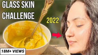 7 DAYS Glass Skin CHALLENGE  Promising a Flawless Glowing Glass Skin in 7 Days  100 Results💕 [upl. by Katusha987]