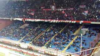 Milan Genoa 52Curva Sud MilanoCori contro i Genoani [upl. by Cormick]