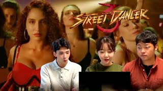 Korean react to Garmi song🔥｜Street Dancer 3D  CHANNEL RAID [upl. by Ahsimik]