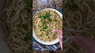 Browned Butter Mizithra Cheese dinnerideas easyrecipe pastarecipe pasta castiron [upl. by Asenev]