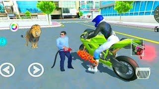 New Green Motor Bike in Gas Station2 Car Wash Practice 3D Driving Class Simulator  Armaan Abbasi [upl. by Layman627]