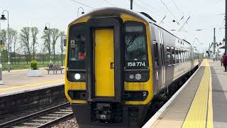 TRAINSPOTTING  East Midlands Railway EMR Class 158 158774 [upl. by Lucy832]